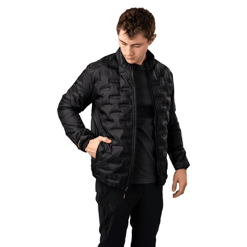 1064050 HOL24 APPAREL FLC PACKABLE PUFFER SR BLK 1049