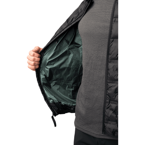 1064050 HOL24 APPAREL FLC PACKABLE PUFFER SR BLK 1078